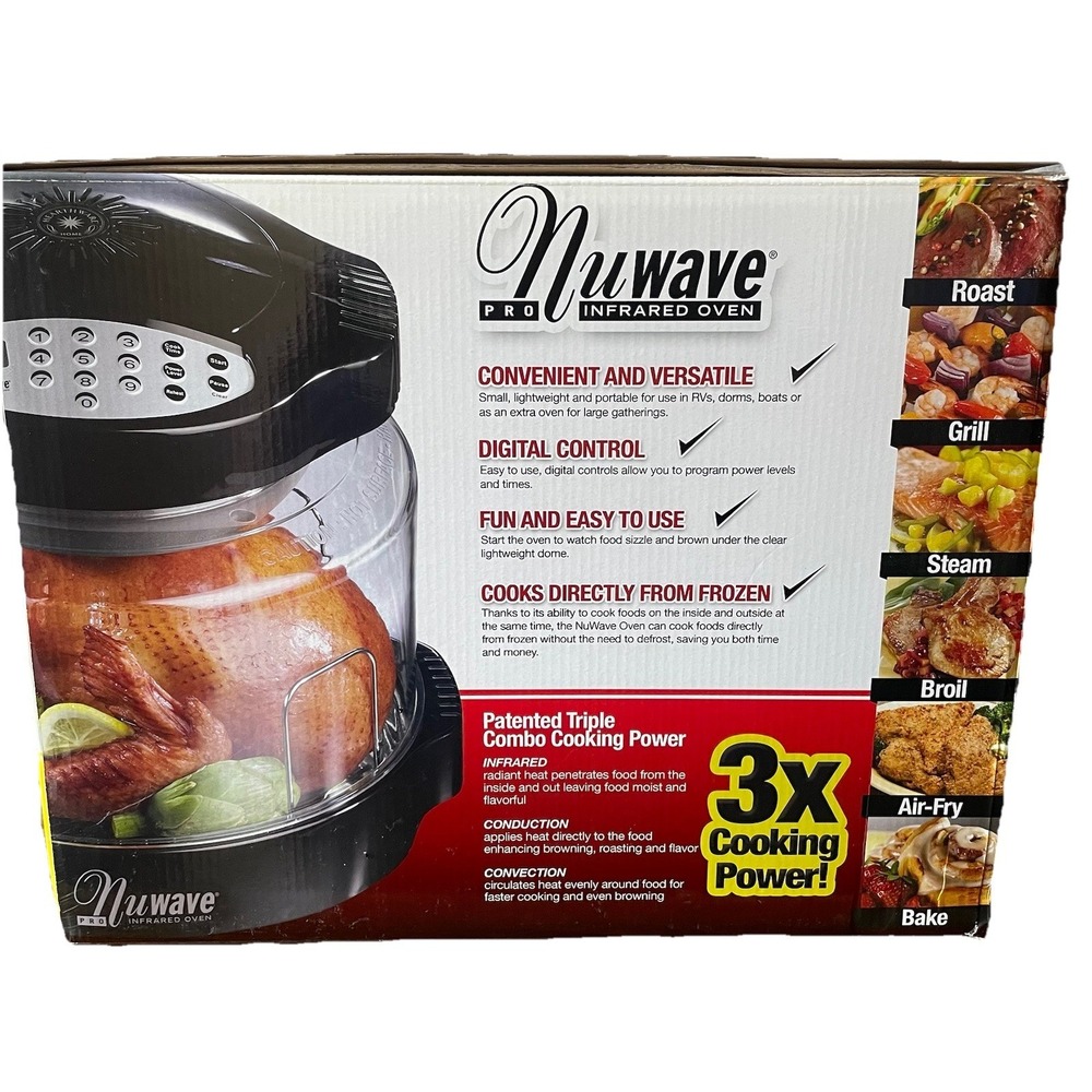NuWave Pro Infrared Oven 20329 1500W 120V Digital Control Black w/ Lid - Picture 2 of 3